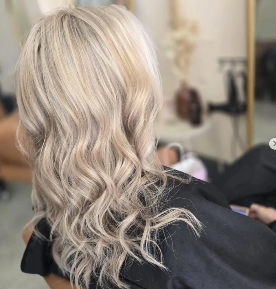 Blonde balayage transformation by The Hair Space