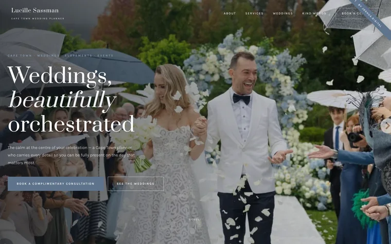 Lucille Sassman website preview