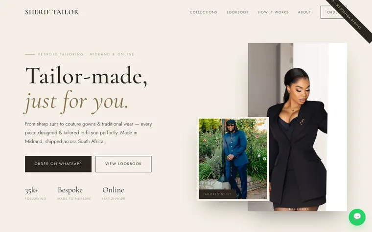 Sherif Tailor website preview